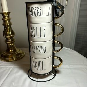 COPY - Rae Dunn special edition stackable princess mug set.